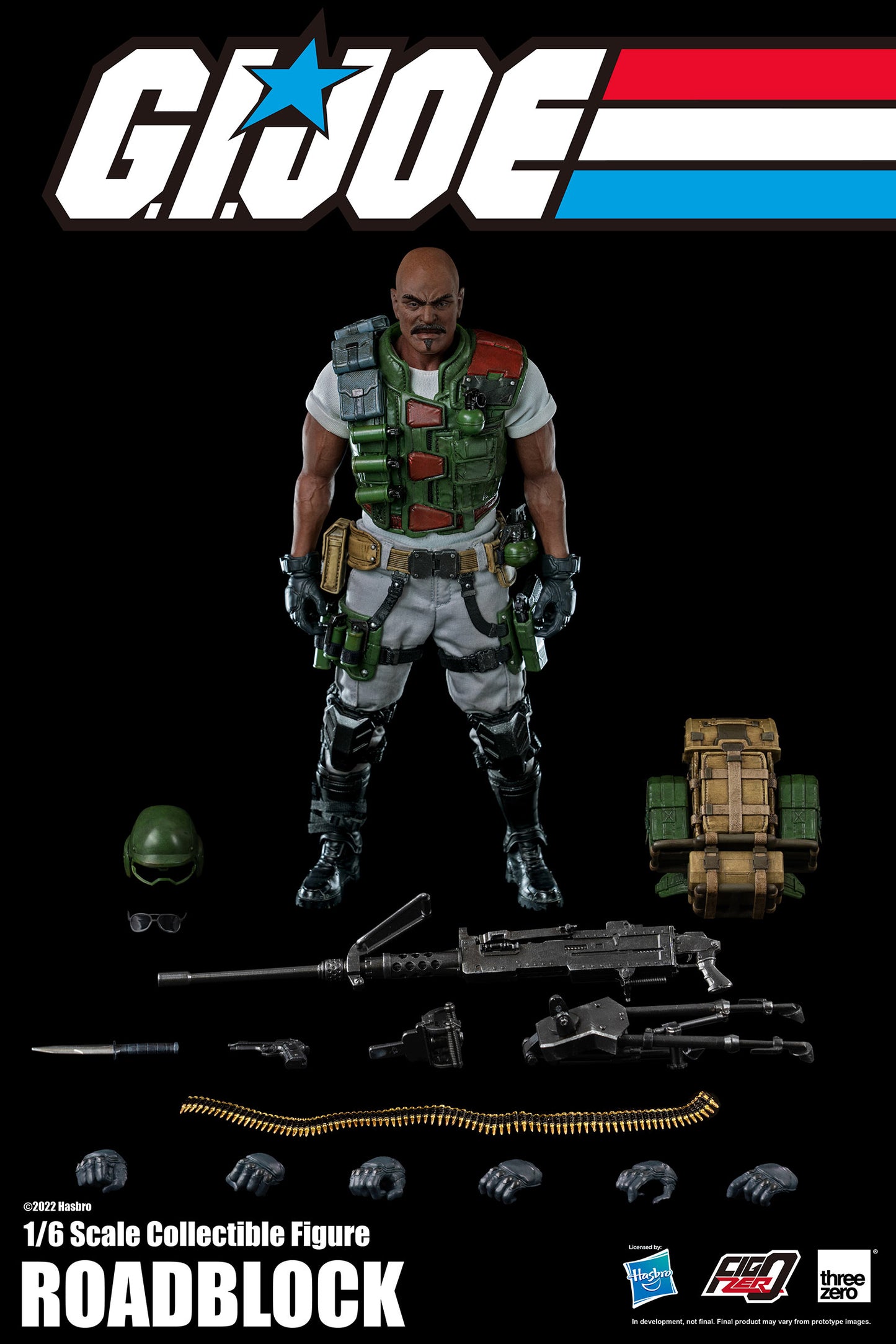 Threezero 1:6 Scale G.I. Joe Roadblock