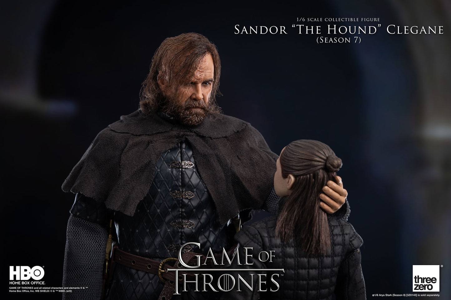 Threezero Game Of Thrones Sandor “The Hound” Clegane (Season 7) 1:6 Scale Action Figure