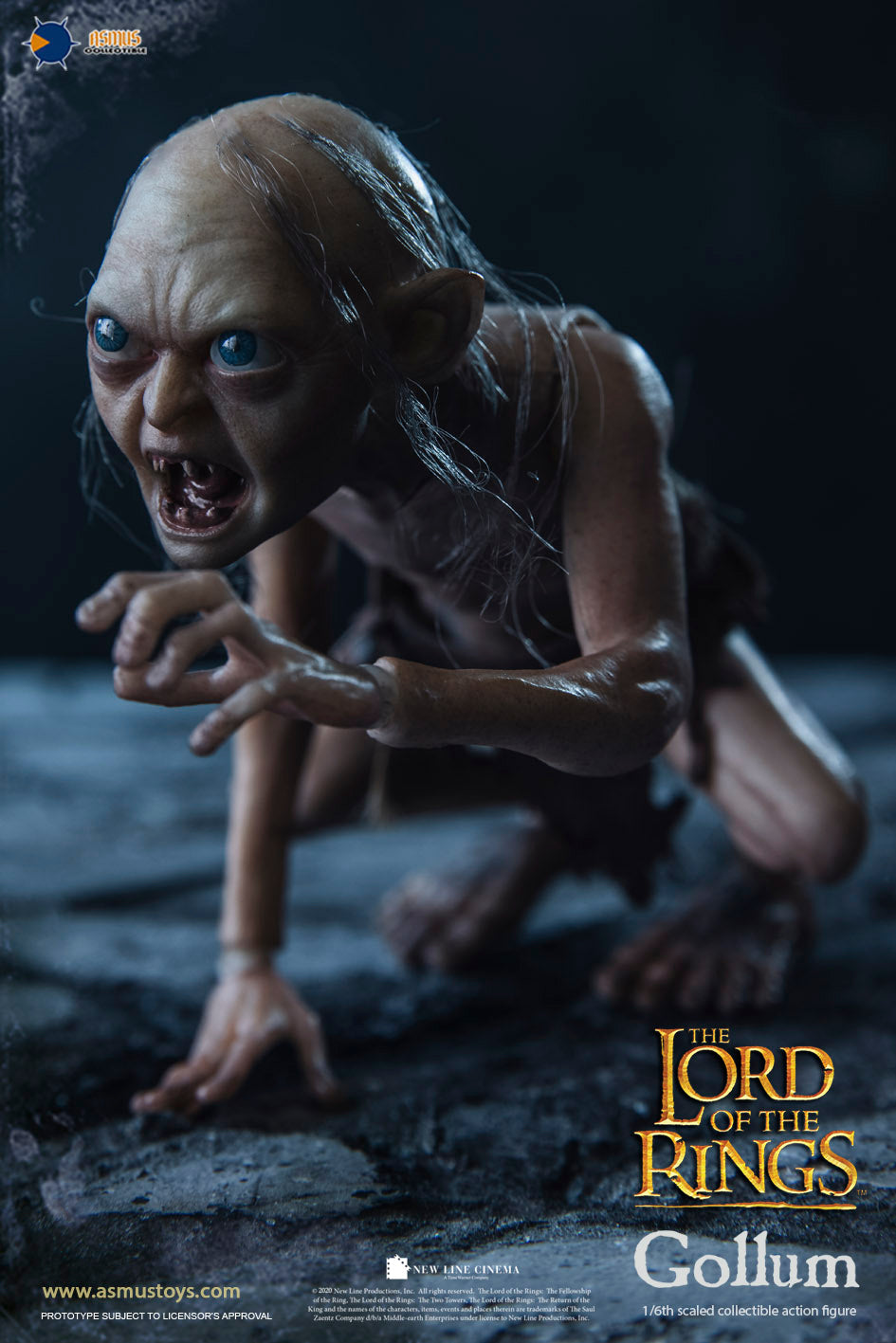 Asmus Toys Gollum 1:6 Scale Action Figure