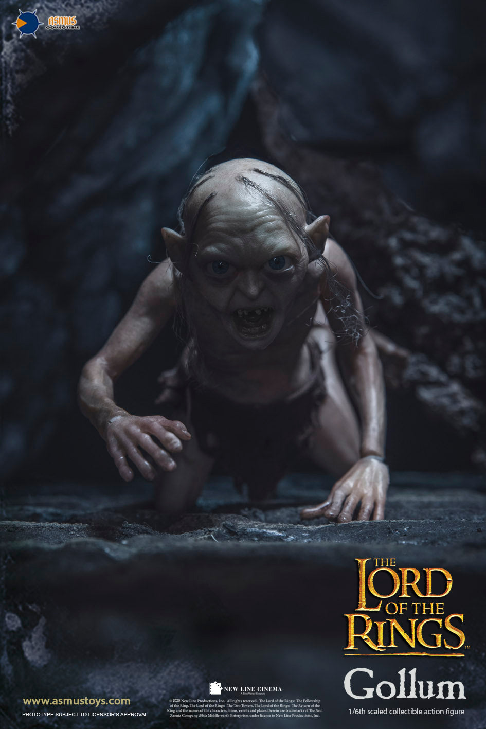 Asmus Toys Gollum 1:6 Scale Action Figure