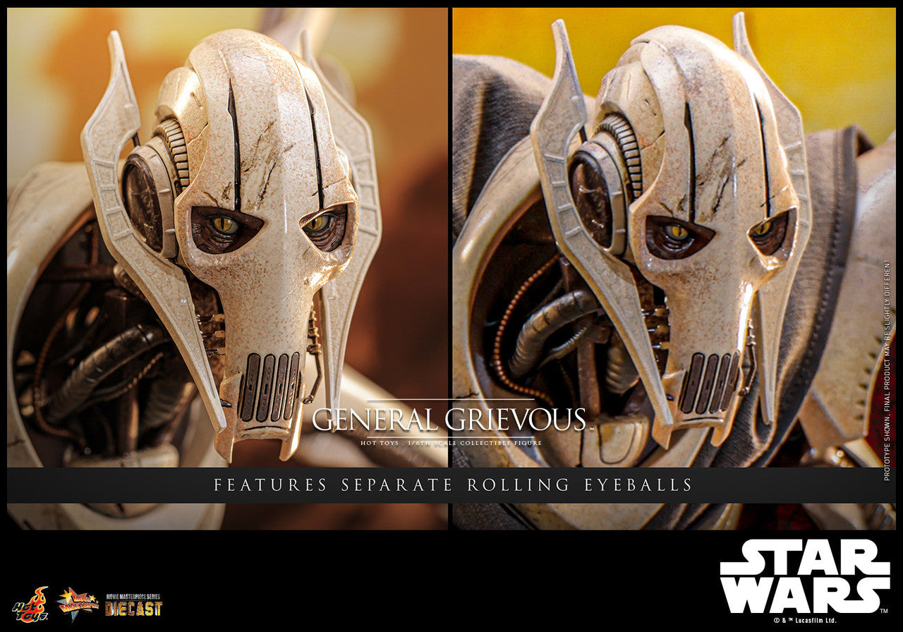 Hot Toys Star Wars Episode III: Revenge Of The Sith™ - 1:6 Scale General Grievous™ Collectible Figure MMS760D67 (Regular Edition)