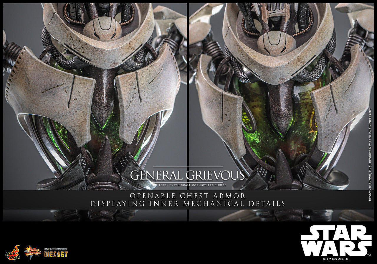 Hot Toys Star Wars Episode III: Revenge Of The Sith™ - 1:6 Scale General Grievous™ Collectible Figure MMS760D67 (Regular Edition)