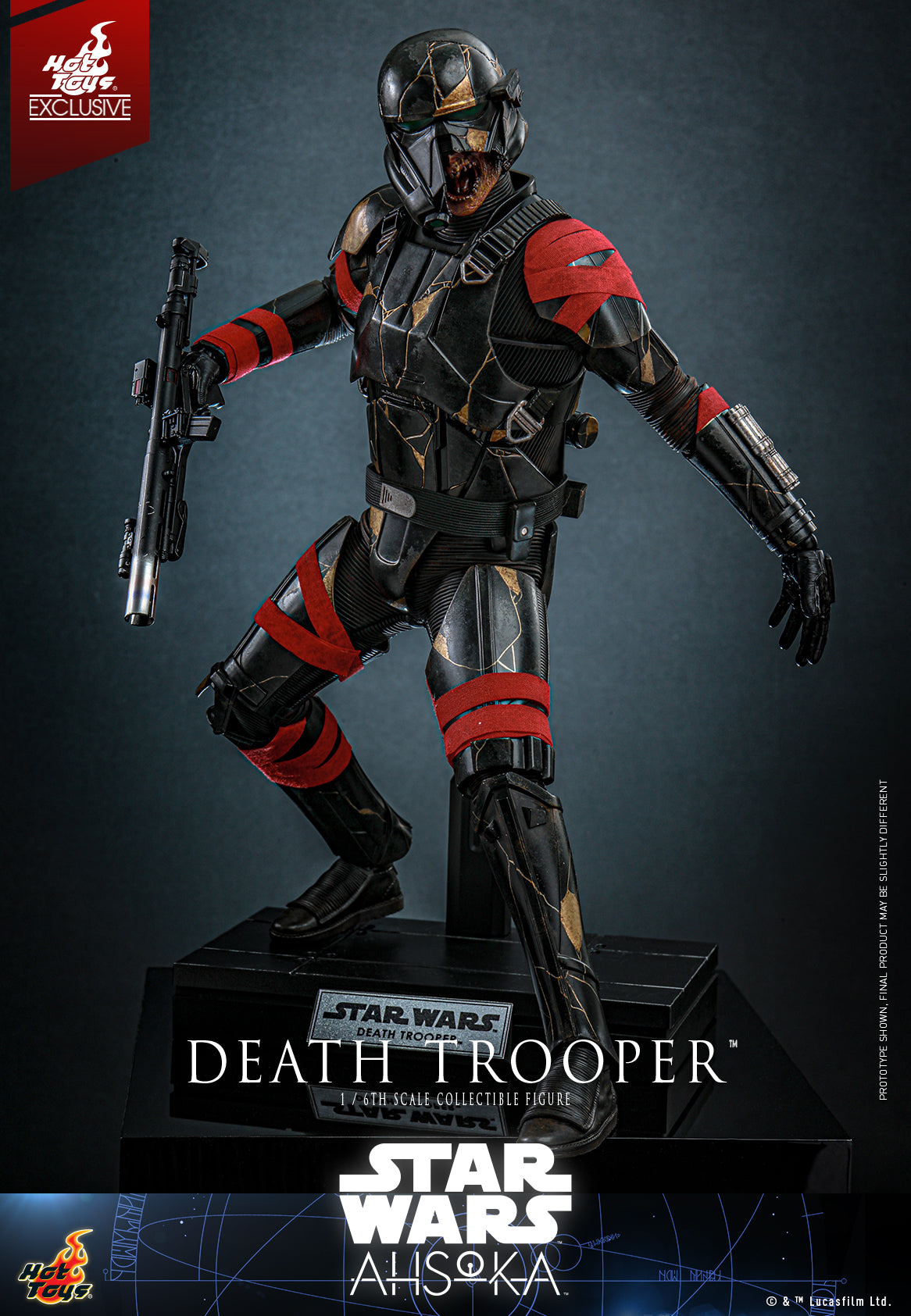 Hot Toys Star Wars: Ahsoka - Death Trooper 1:6 Scale Collectible Figure TMS134