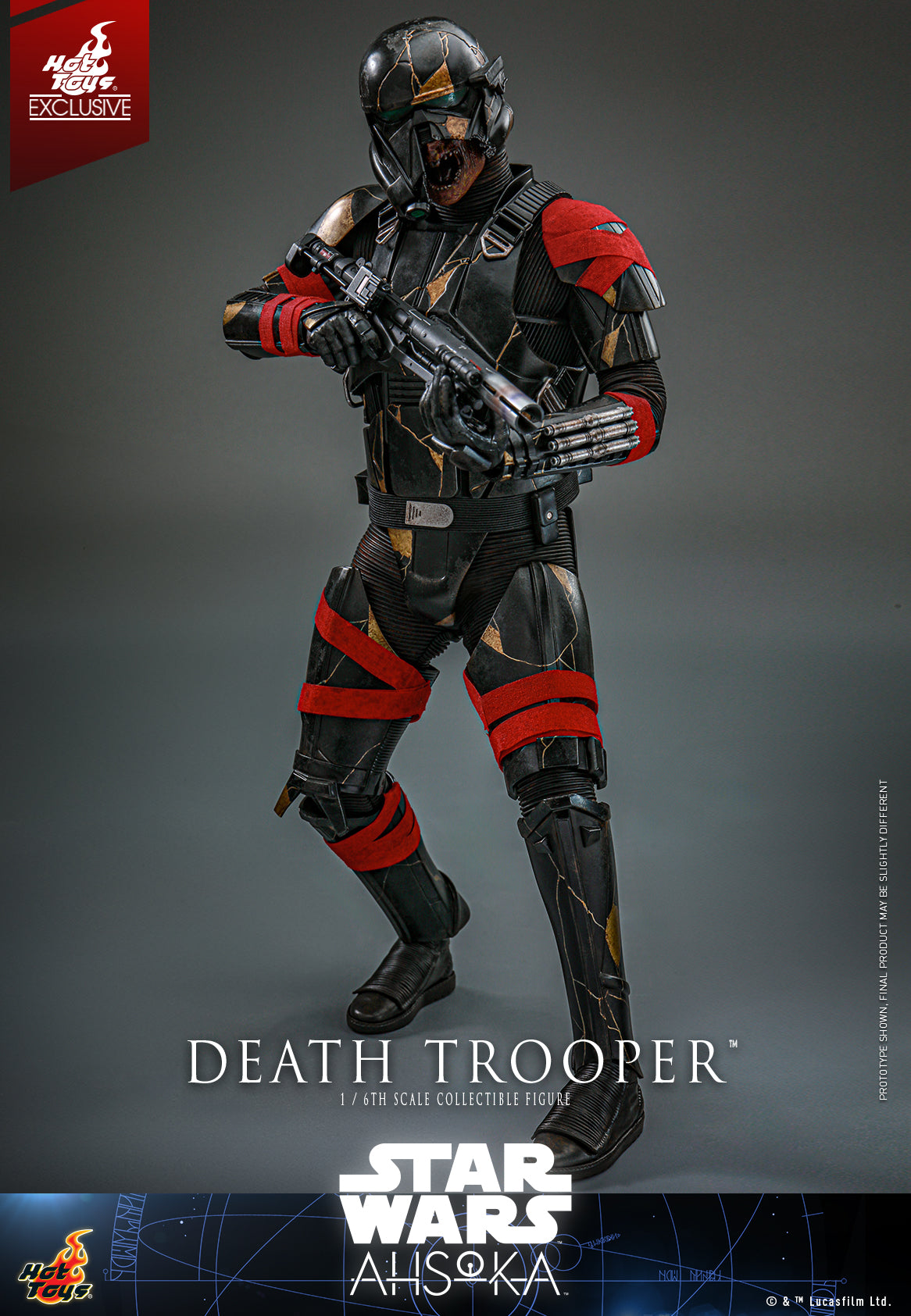 Hot Toys Star Wars: Ahsoka - Death Trooper 1:6 Scale Collectible Figure TMS134