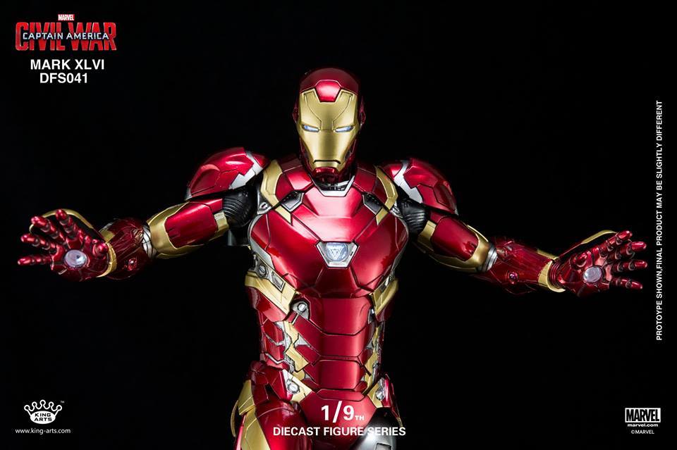 King Arts 1:9 Scale Iron Man Mark XLVI Collectible Figure