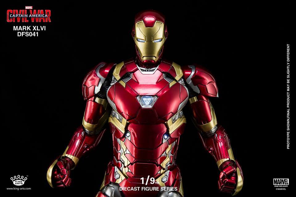 King Arts 1:9 Scale Iron Man Mark XLVI Collectible Figure