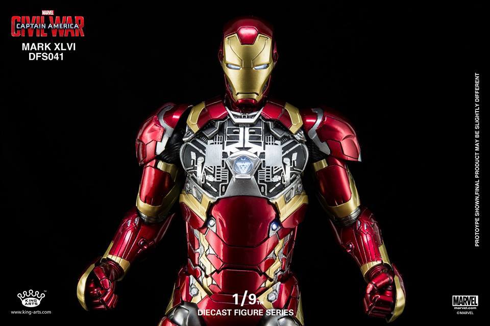 King Arts 1:9 Scale Iron Man Mark XLVI Collectible Figure