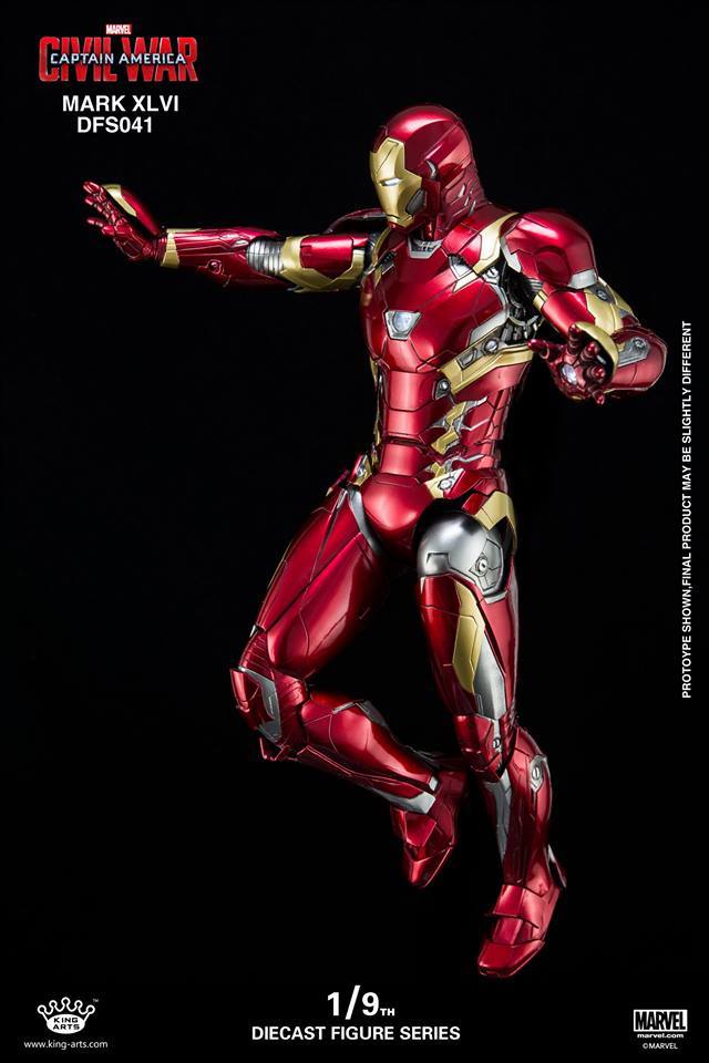 King Arts 1:9 Scale Iron Man Mark XLVI Collectible Figure