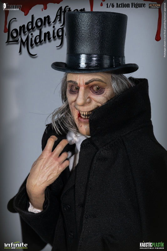 Kaustic Plastik &amp; Infinite Statue Lon Chaney As London After Midnight 1/6 Action Figure Standard Version