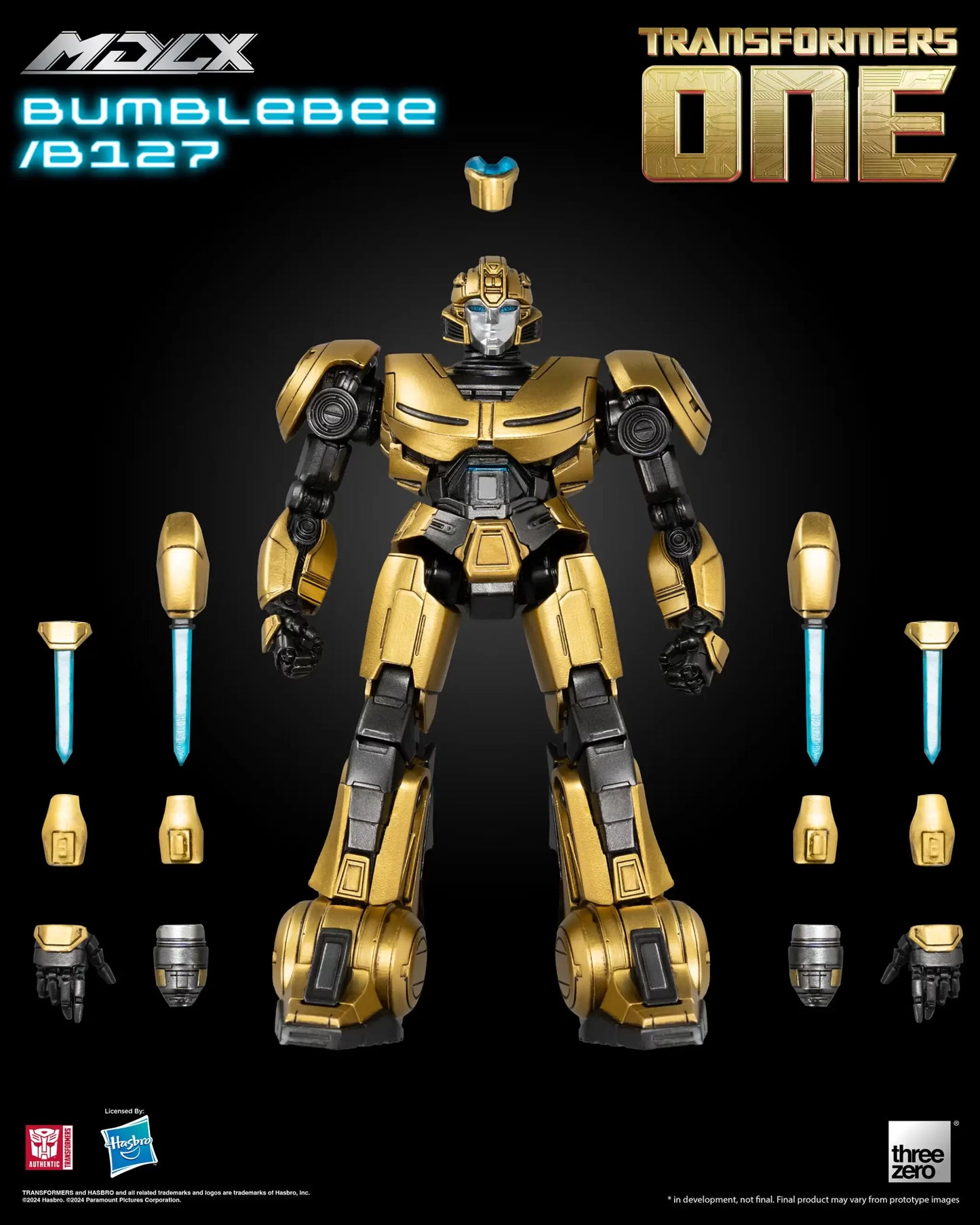 Threezero Transformers One MDLX Bumblebee B127 Collectible Figure 3Z0840