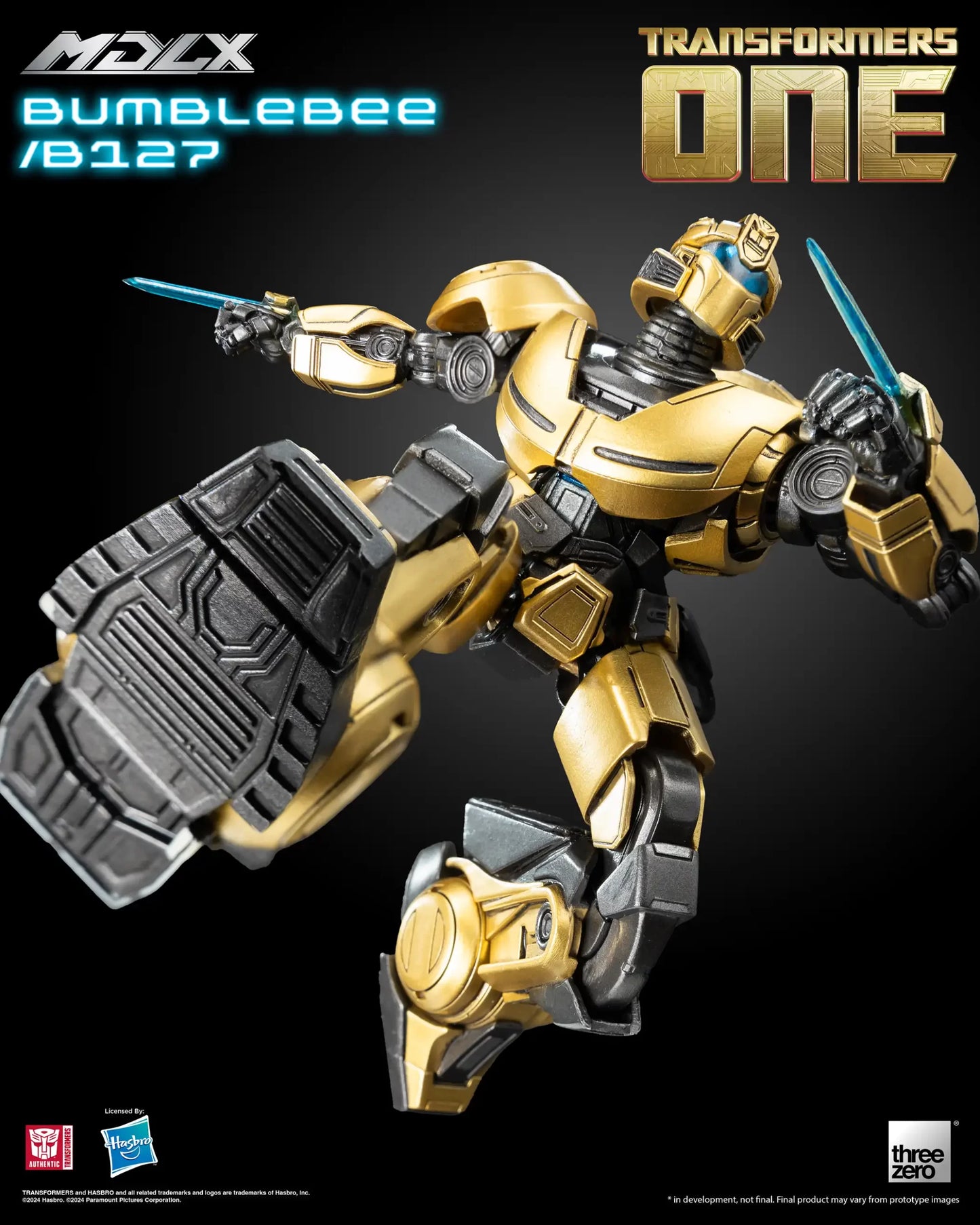 Threezero Transformers One MDLX Bumblebee B127 Collectible Figure 3Z0840