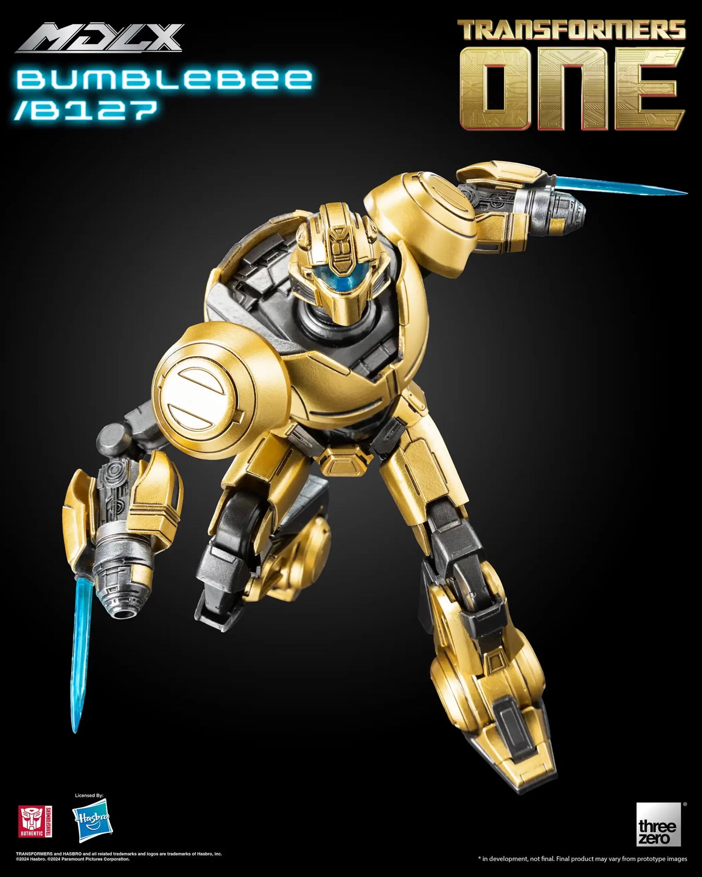 Threezero Transformers One MDLX Bumblebee B127 Collectible Figure 3Z0840