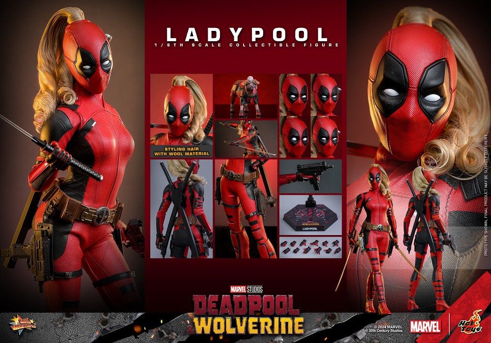 Hot Toys Deadpool &amp; Wolverine - Ladypool 1:6 Scale Collectible Figure MMS747