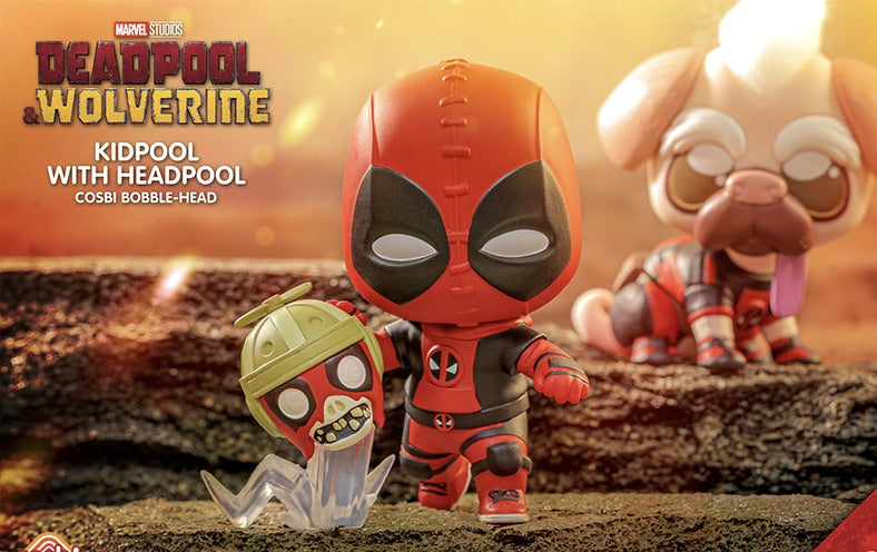 Hot Toys Deadpool &amp; Wolverine Cosbi Bobble-Head Collection CBX183