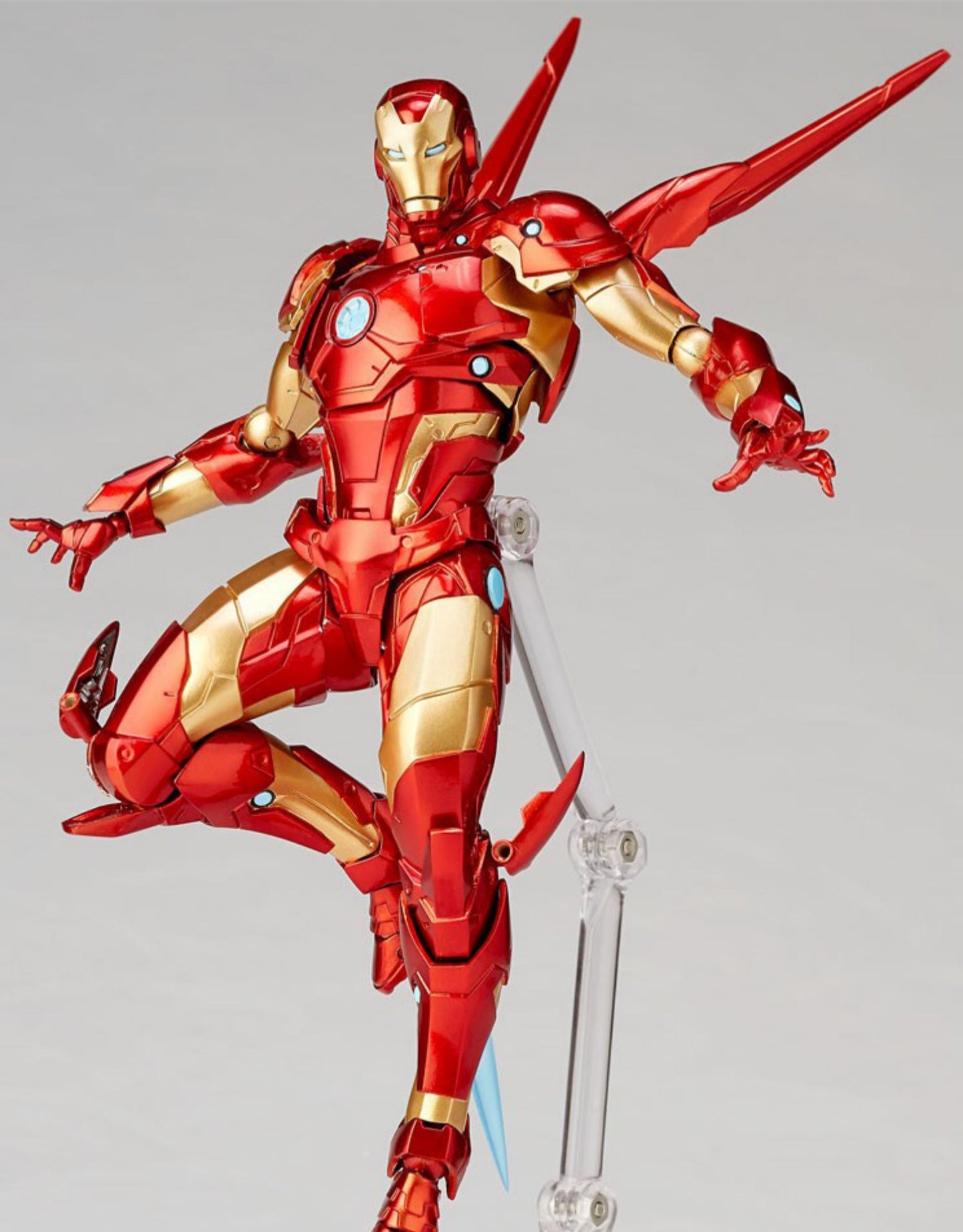 Kaiyodo Yamaguchi Style Iron Man Model 37 Blood Front Armor Collectible Figure