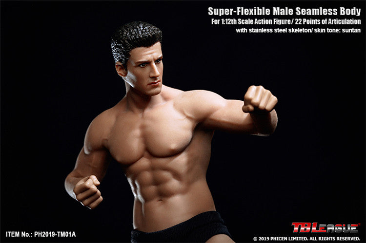 TBLeague 1:12 Scale Super Flexible Male Seamless Body TM01A