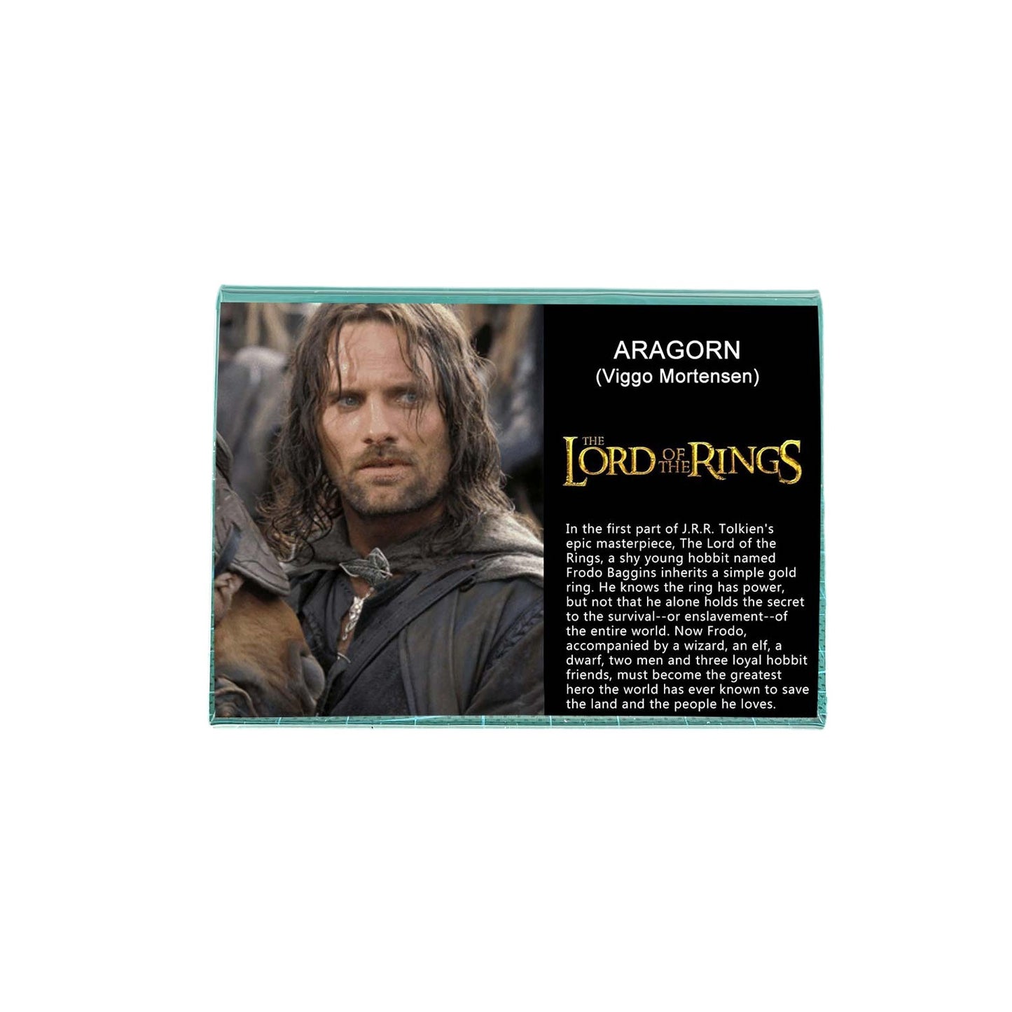 INART /JND/Hot Toys Aragorn Character Standee Figure Model Toy Custom Display Card