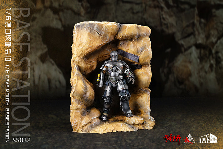 Cave Mouth Base Station 1:6 Scale Diorama