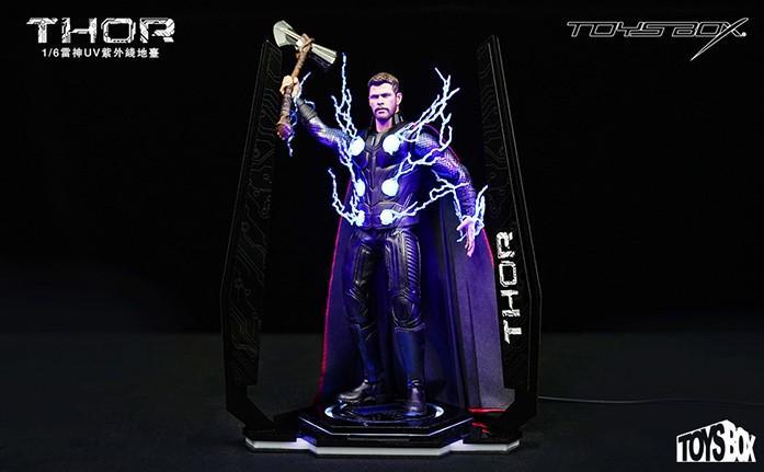 Toys Box 1:6 Scale UV Light Display Stand