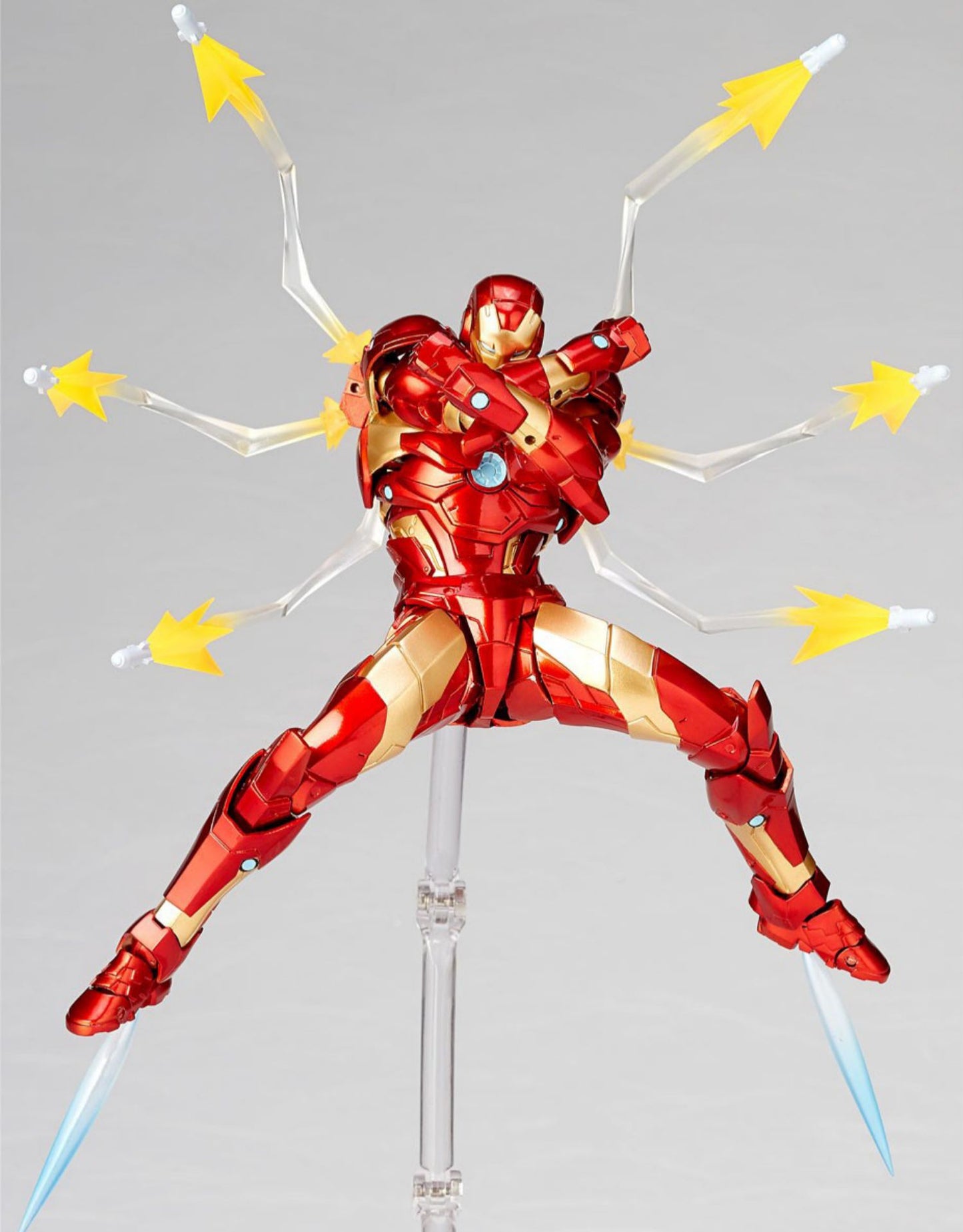 Kaiyodo Yamaguchi Style Iron Man Model 37 Blood Front Armor Collectible Figure