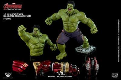 King Arts 1:9 Scale Avengers Hulk Statue with Hulkbuster Accessory Parts Collectible Figure