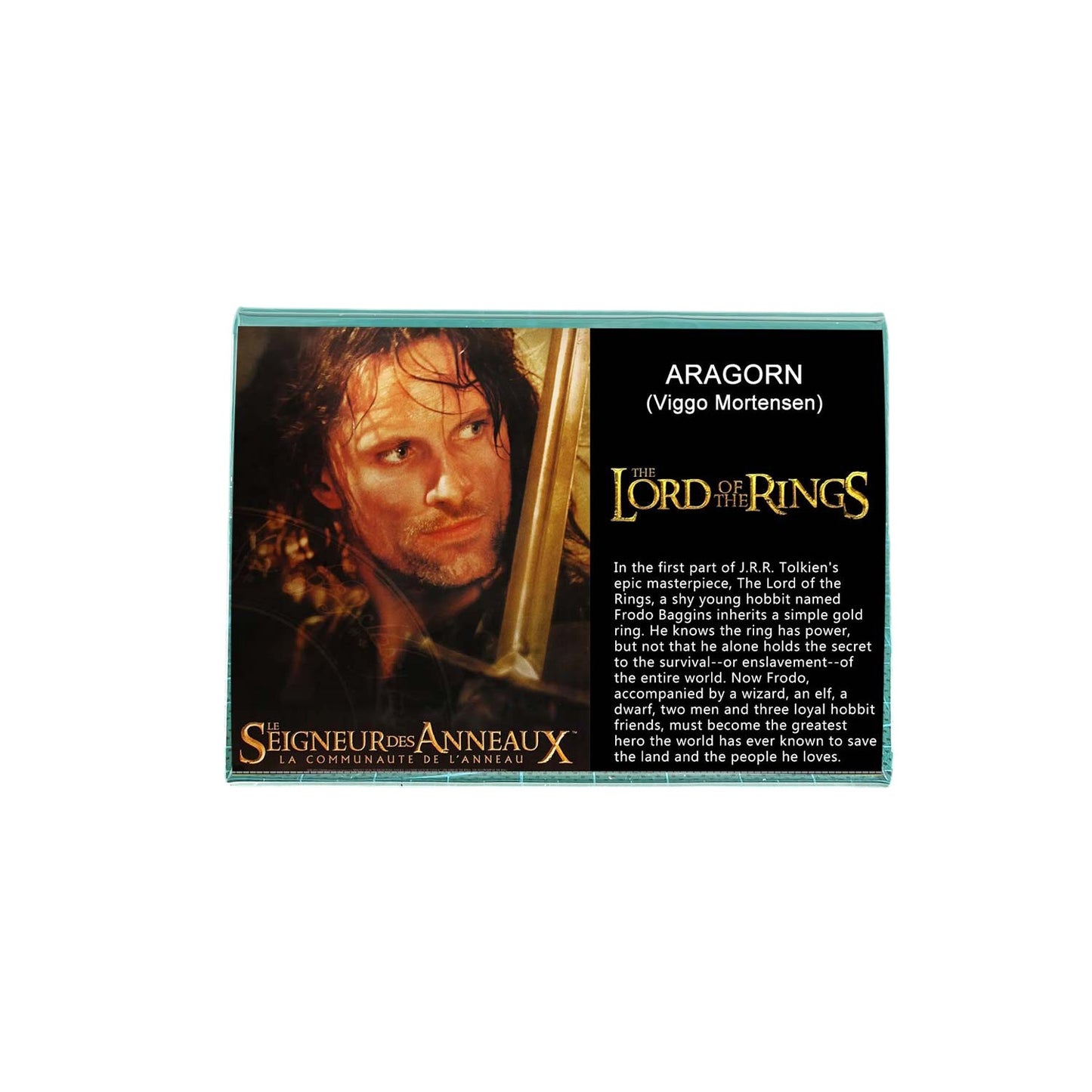 INART /JND/Hot Toys Aragorn Character Standee Figure Model Toy Custom Display Card