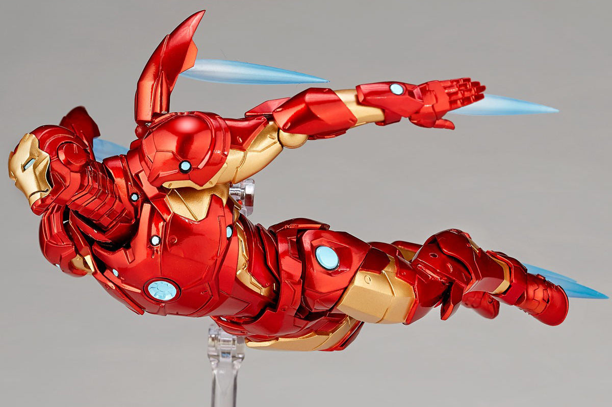 Kaiyodo Yamaguchi Style Iron Man Model 37 Blood Front Armor Collectible Figure