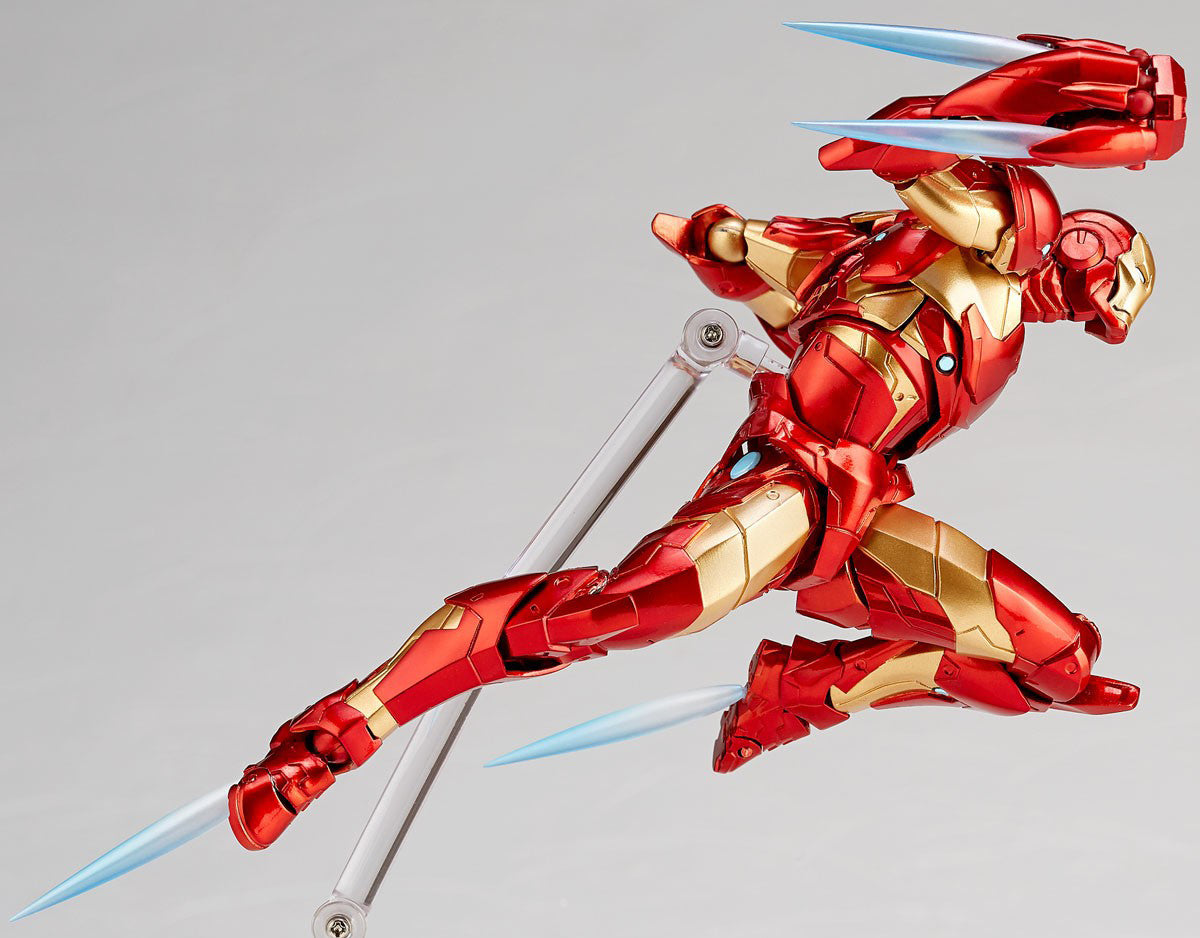 Kaiyodo Yamaguchi Style Iron Man Model 37 Blood Front Armor Collectible Figure