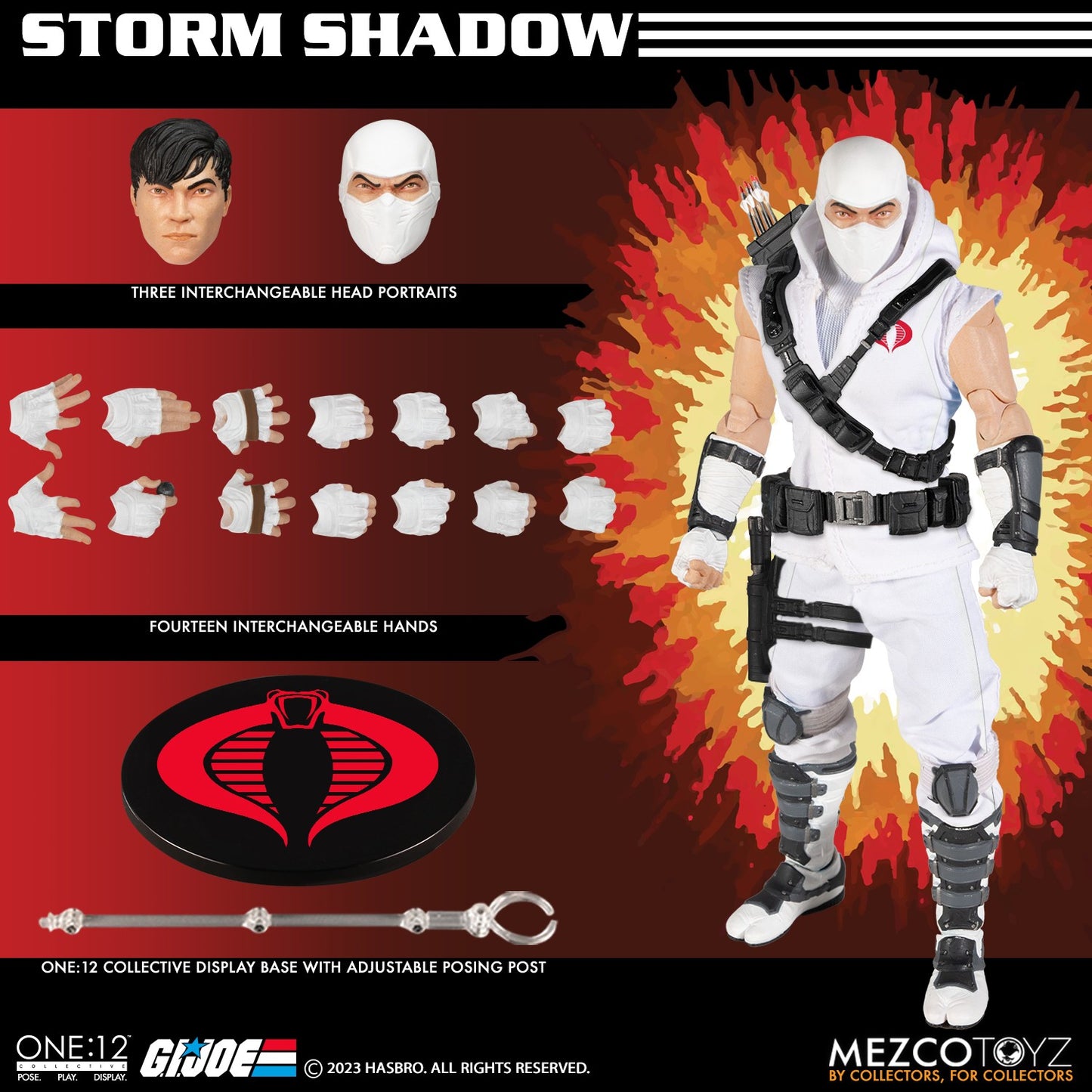 Mezco Toyz One: 12 Collectives: G.I. Joe – Storm Shadow 1:12 Scale Collectible Figure