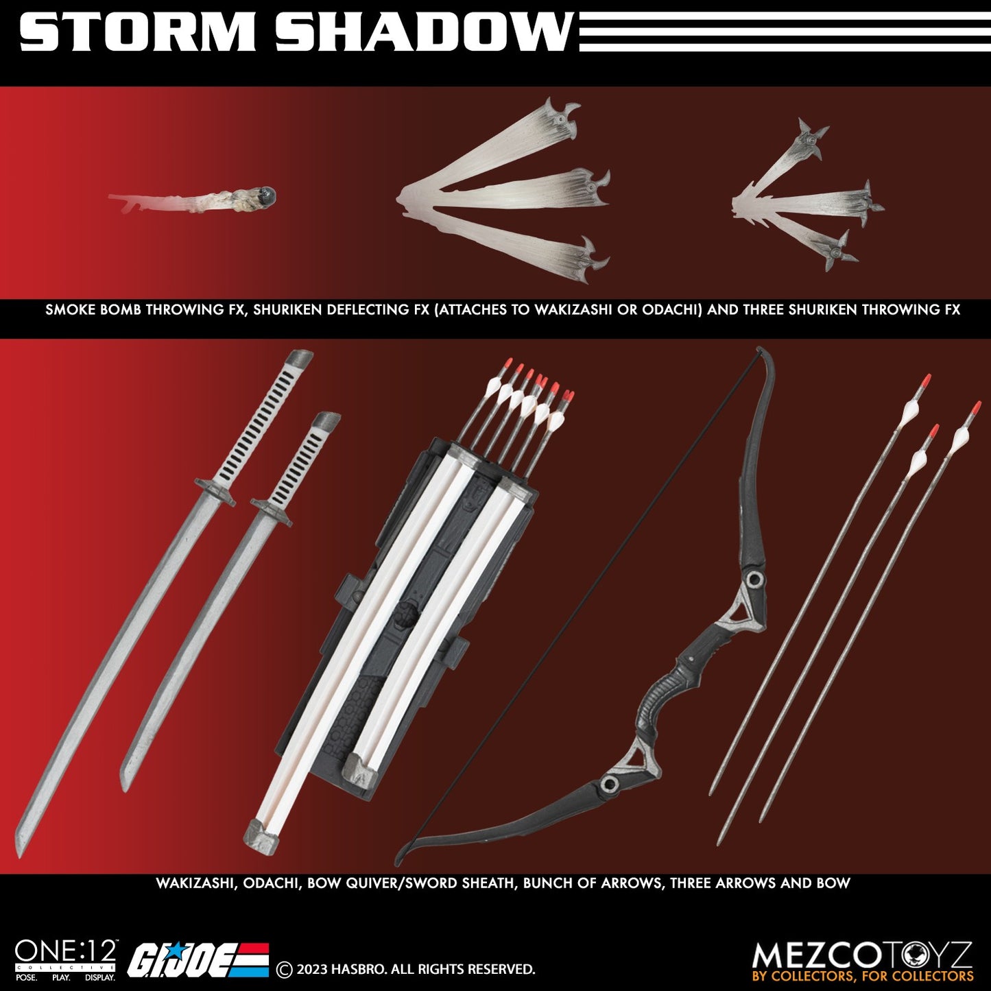 Mezco Toyz One: 12 Collectives: G.I. Joe – Storm Shadow 1:12 Scale Collectible Figure