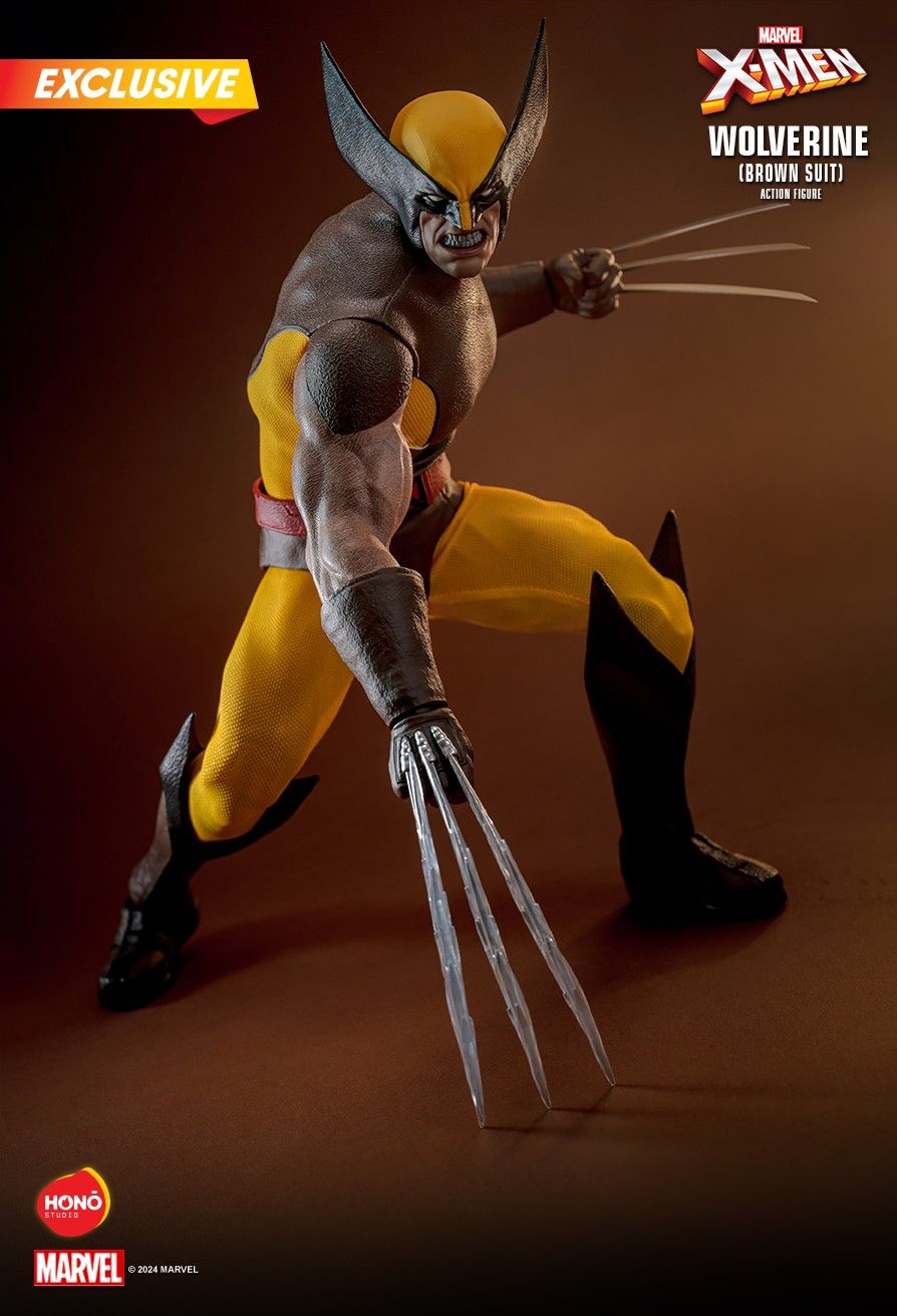 Honō Studio X-Men Wolverine (Brown Suit) Action Figure) 1:6 Scale Collectible Figure HS03