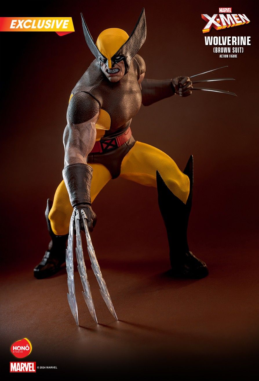 Honō Studio X-Men Wolverine (Brown Suit) Action Figure) 1:6 Scale Collectible Figure HS03