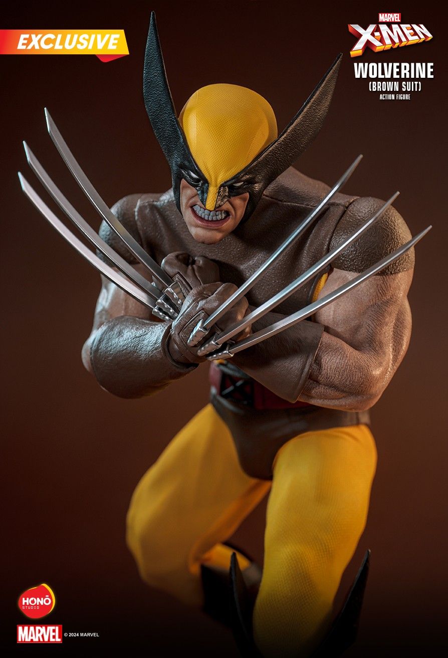 Honō Studio X-Men Wolverine (Brown Suit) Action Figure) 1:6 Scale Collectible Figure HS03