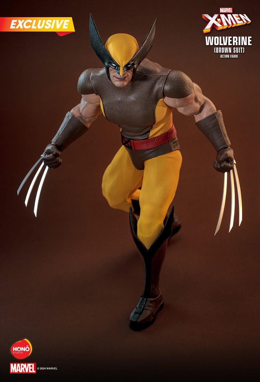 Honō Studio X-Men Wolverine (Brown Suit) Action Figure) 1:6 Scale Collectible Figure HS03