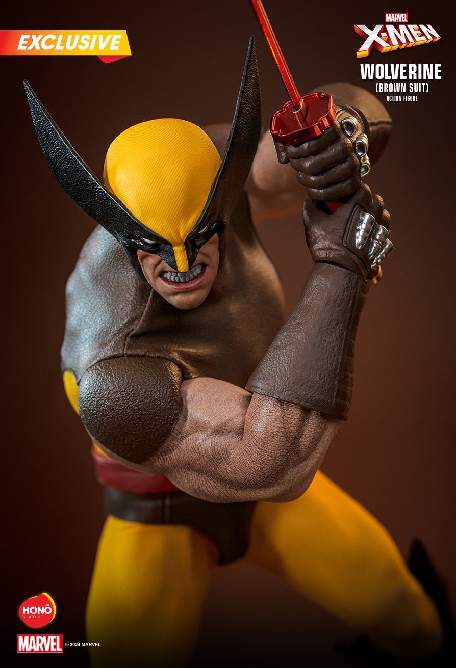 Honō Studio X-Men Wolverine (Brown Suit) Action Figure) 1:6 Scale Collectible Figure HS03