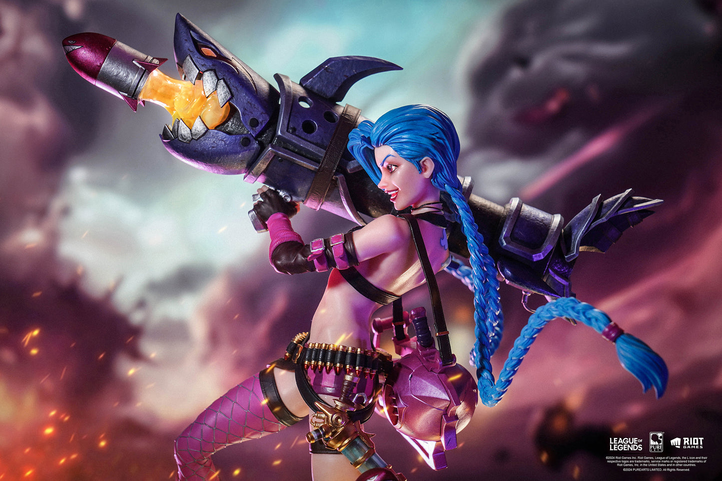 PureArts League Of Legends Jinx 1:6 Scale Collectible Statue