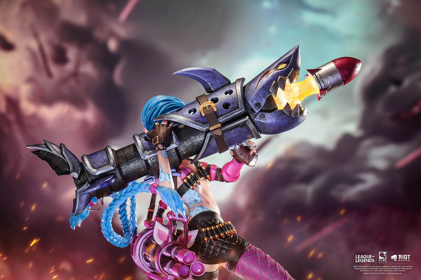 PureArts League Of Legends Jinx 1:6 Scale Collectible Statue