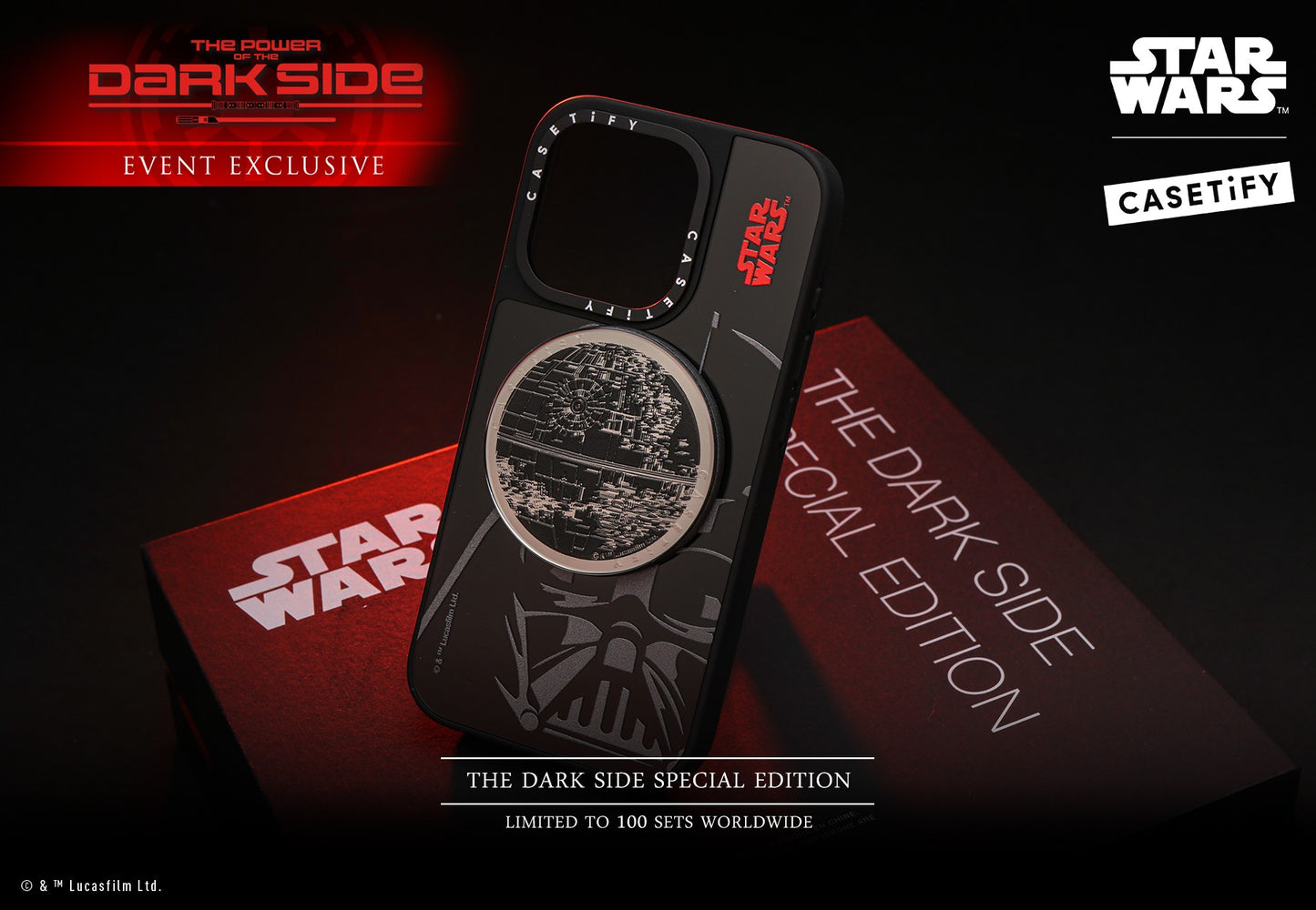 Hot Toys x CASETiFY Collaborative Project Launches [Exclusive Worldwide] The Dark Side Special Edition - Limited to 100 Sets Worldwide