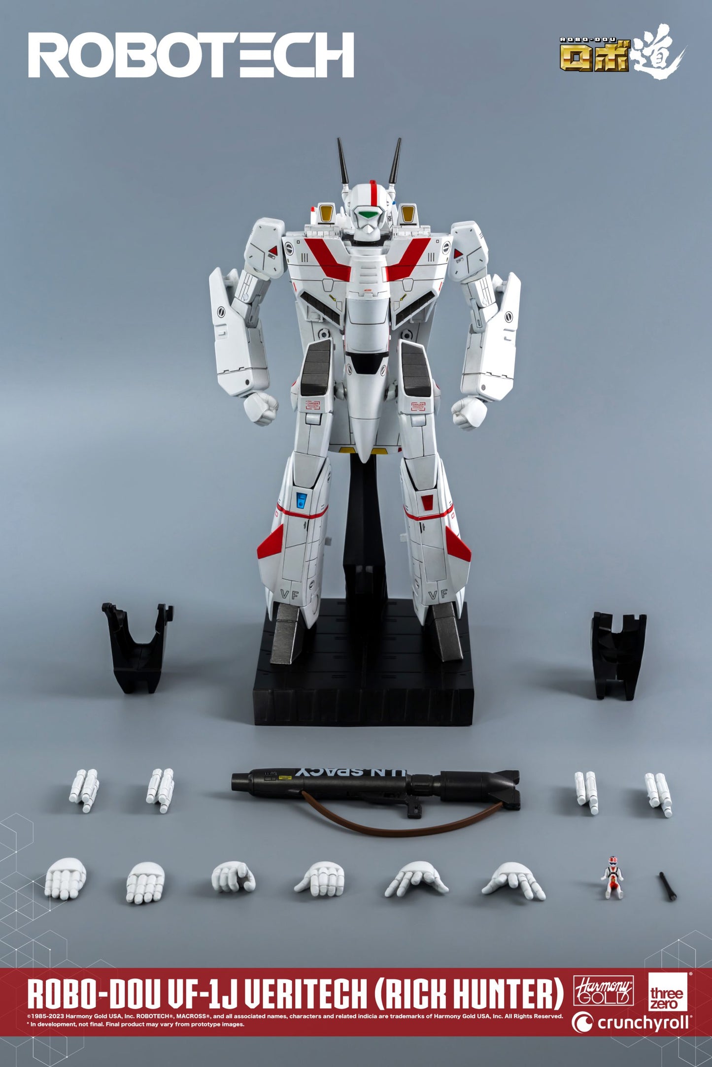 Threezero Robotech ROBO-DOU VF-1J Veritech (Rick Hunter)