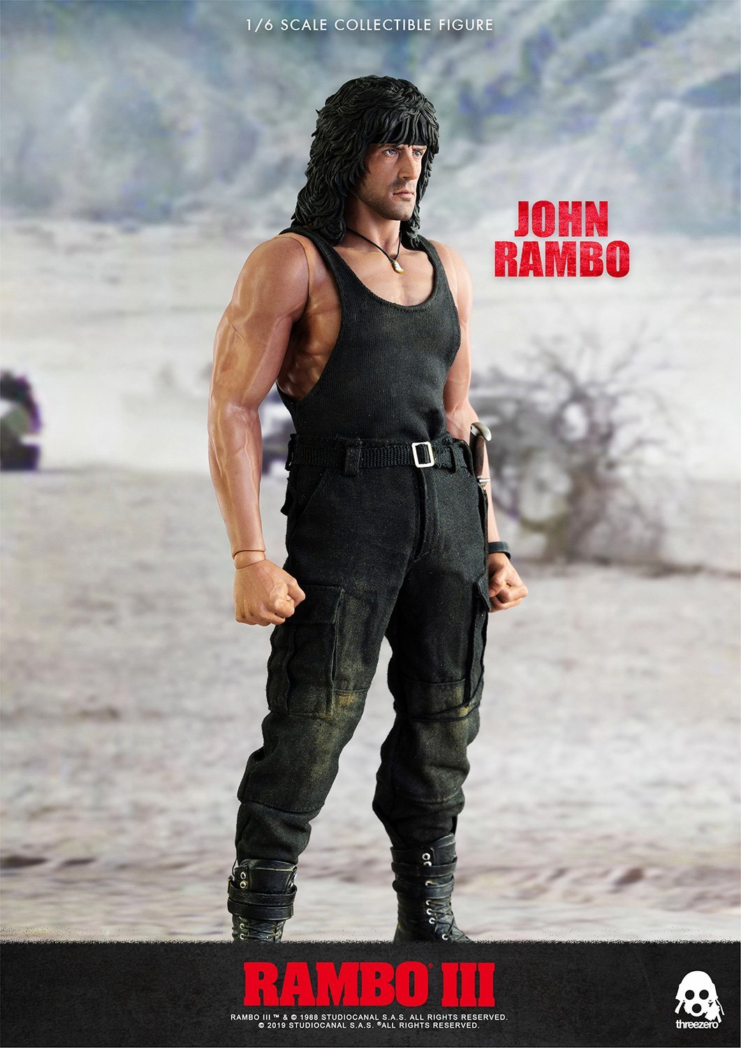 Threezero Rambo: First Blood Part II 1/6 John Rambo