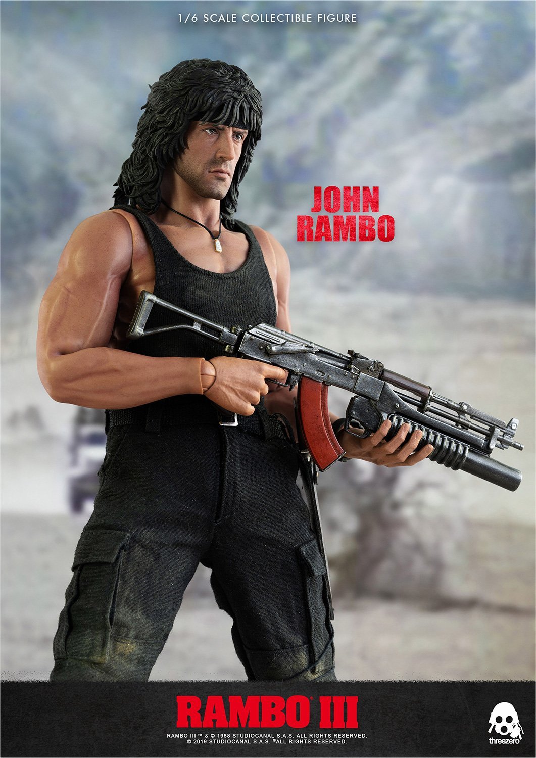 Threezero Rambo: First Blood Part II 1/6 John Rambo