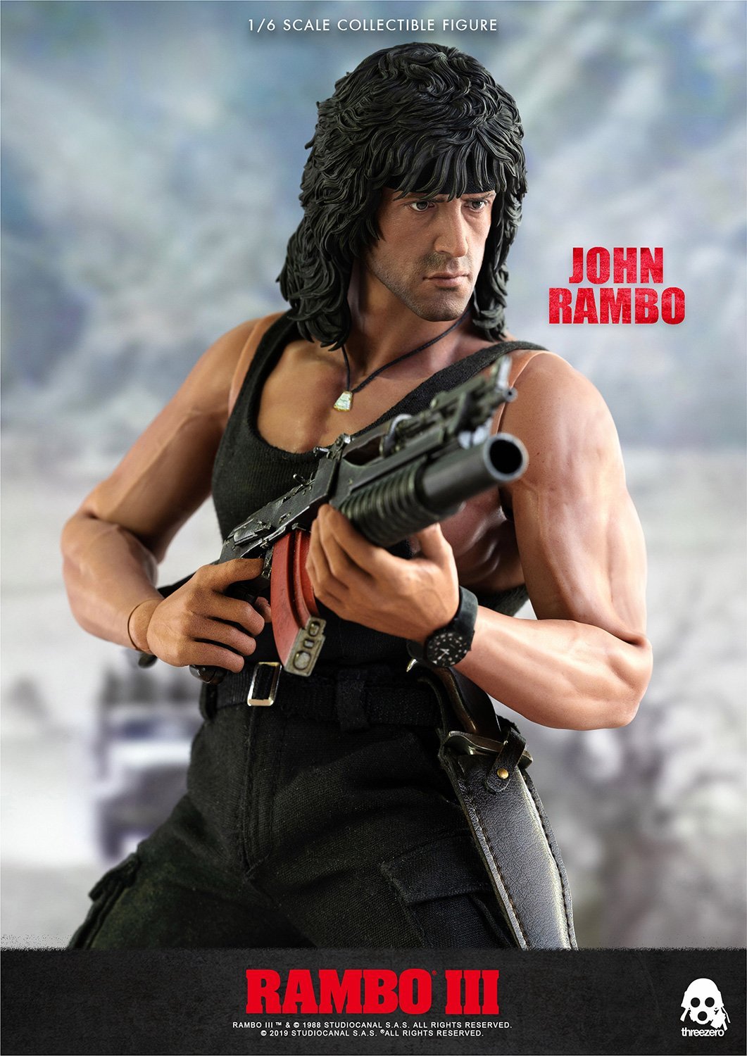 Threezero Rambo: First Blood Part II 1/6 John Rambo