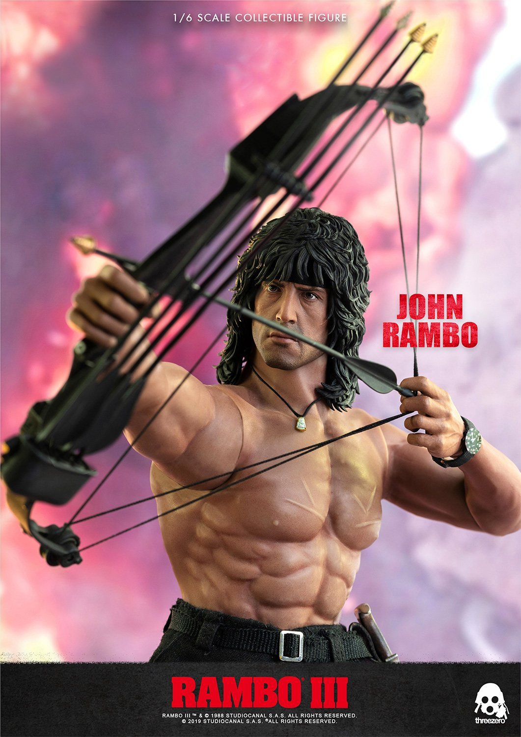 Threezero Rambo: First Blood Part II 1/6 John Rambo