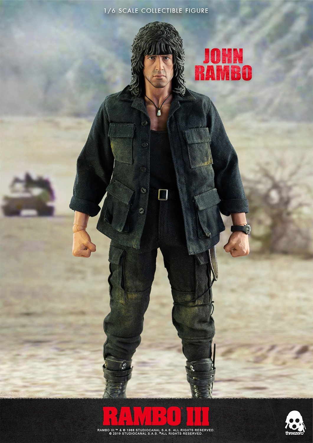 Threezero Rambo: First Blood Part II 1/6 John Rambo