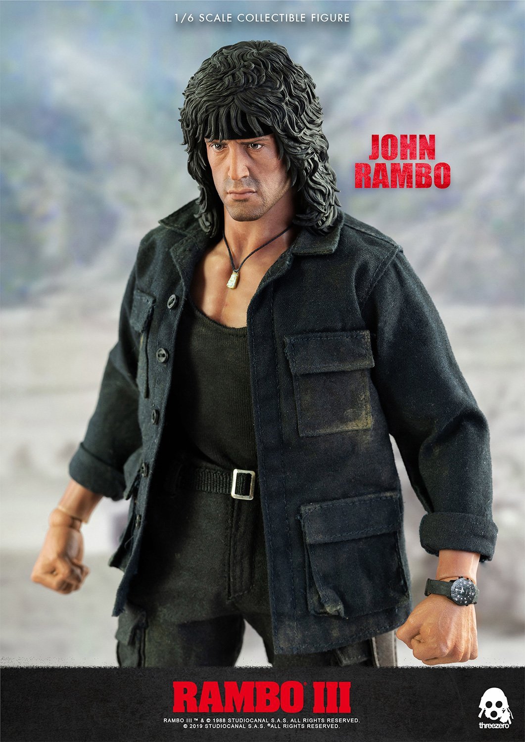 Threezero Rambo: First Blood Part II 1/6 John Rambo