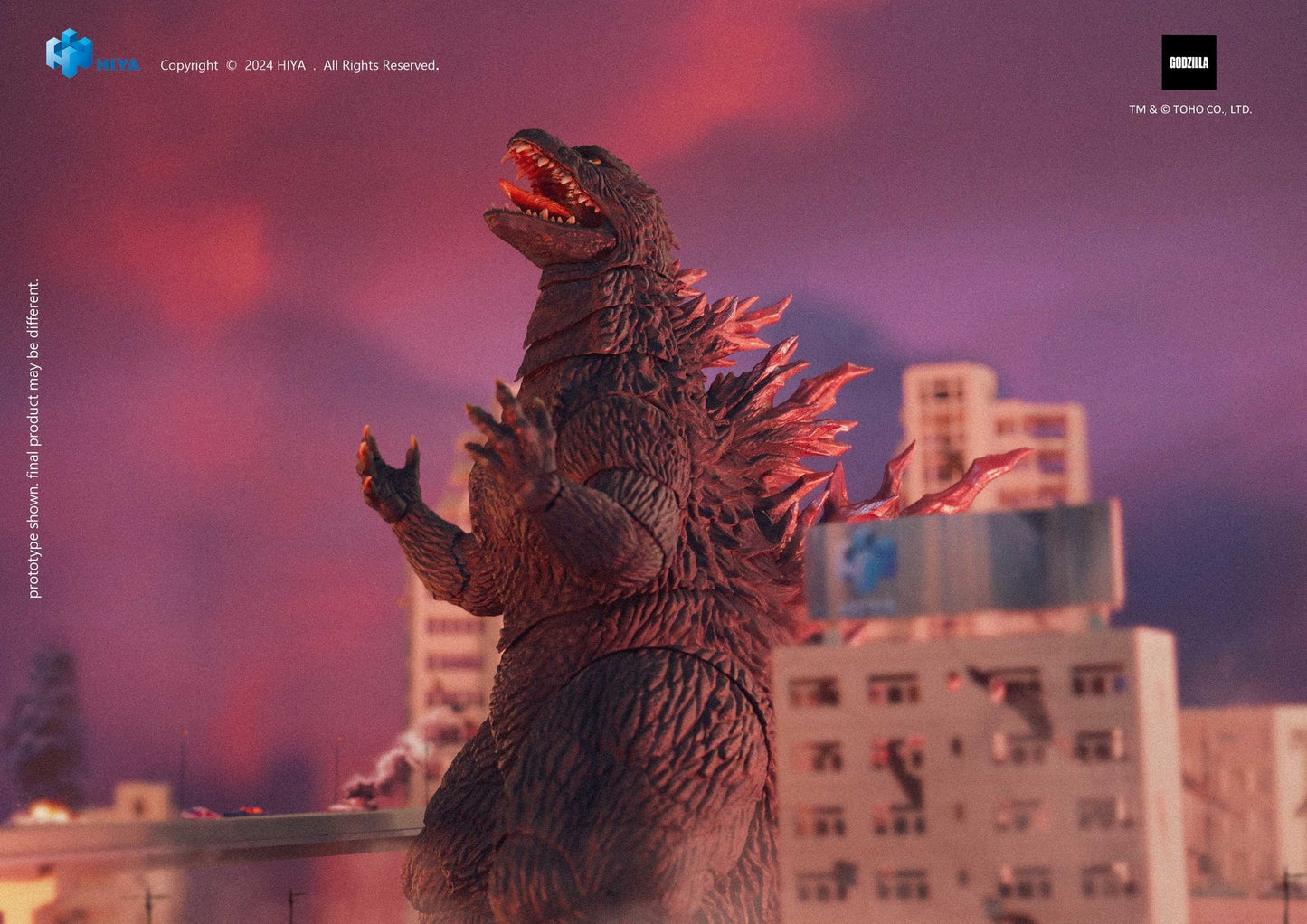 HIYA Toys Exquisite Basic Series None Scale 7 Inch Godzilla 2000 Godzilla Action Figure EBG0278