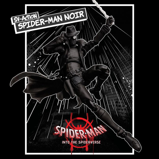 Sentinel Spider-Man: Into the Spider-Verse SV-Action: Spider-Man Noir 1:12 Scale Collectible Figure