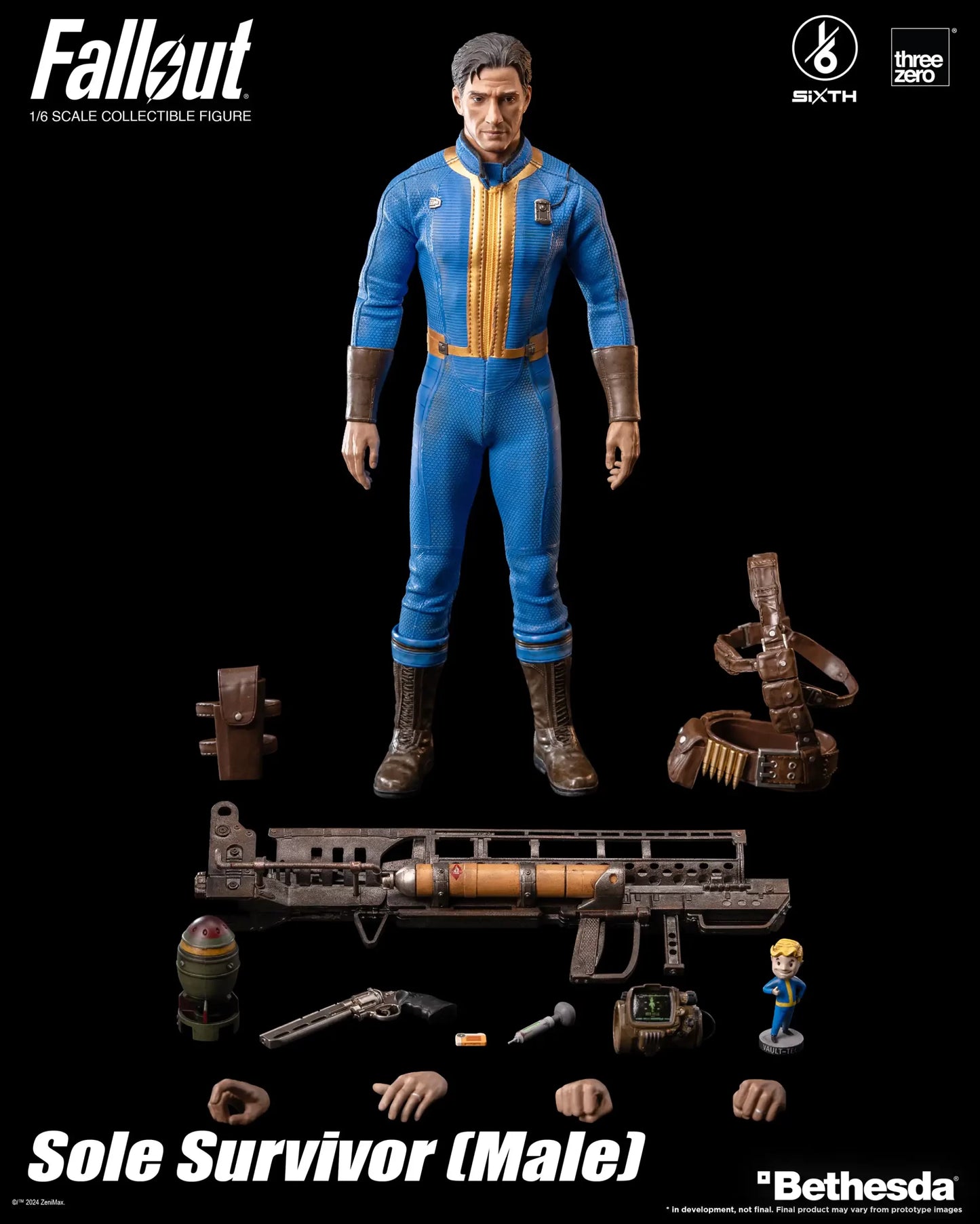 Threezero Fallout Sole Survivor (Male) 1:6 Collectible Figure