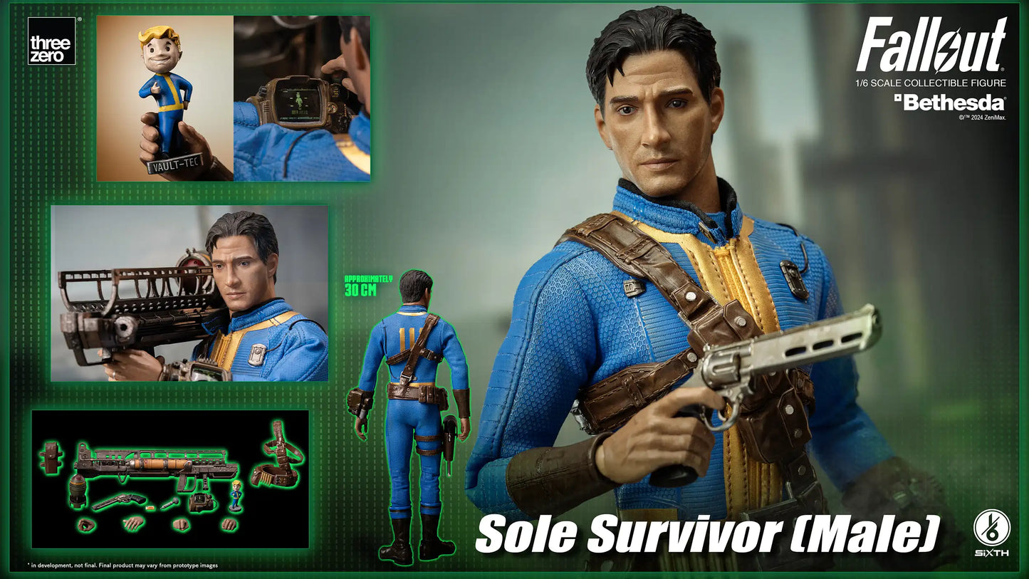 Threezero Fallout Sole Survivor (Male) 1:6 Collectible Figure