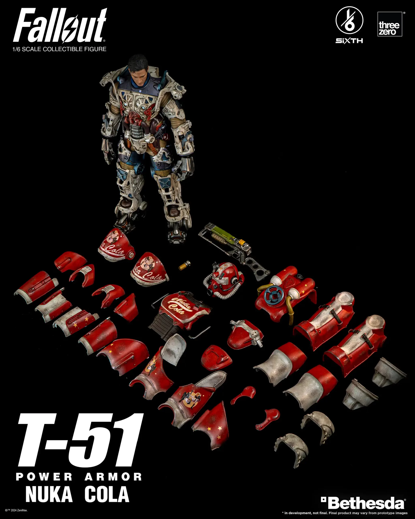 Threezero Fallout 1:6 T-51 Nuka Cola Power Armor 3Z0773